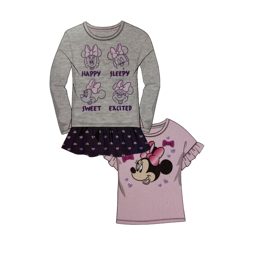 Minnie Mouse Set of 2 Tops Sz 4